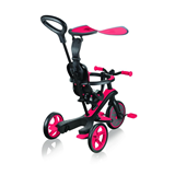 GLOBBER - Τρίκυκλο Explorer Trike 4in1 - New Red, 632-102i