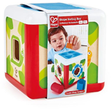 HAPE - Κύβος Ξύλινος Σχήματα *Shape Sorting Box*, e0507