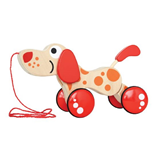 HAPE - Σκυλάκι Ξύλινο Συρόμενο 25cm *Pepe*, e0347