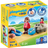 PLAYMOBIL - 123 - Dog Train Car, 70406