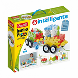 QUERCETTI - Κατασκευή με Ψηφίδες Jumbo Peggy Vehicles, 62pcs, 2290