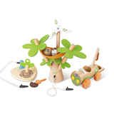 HAPE - Ξύλινο Σετ 7pcs *Tree Planting E-Car*, e3417