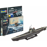 REVELL - Model Set 1:350 - Skill 4, 35pcs, Submarine VII C/41, 65154