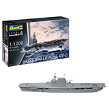 REVELL - Model Set 1:1200 - Skill 4, 38pcs, USS Enterprise CV-6, 65824