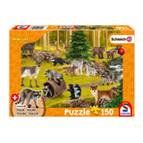 SCHMIDT - Παζλ 150τεμ με Φιγούρα Schleich *Wild Life*, 56406