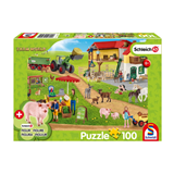 SCHMIDT - Παζλ 100τεμ με Φιγούρα Schleich *Farm World*, 56404