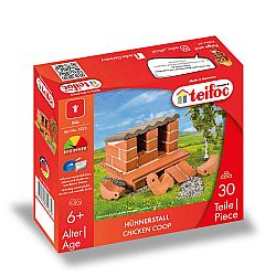 TEIFOC - Χτίζοντας με Τούβλα 30pcs *Chicken Coop*, 1023