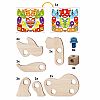 QUERCETTI - Κατασκευή με Βίδες Playbio Wood Dino, 24pcs, 80731