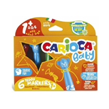 CARIOCA - Μαρκαδόροι BABY TEDDY 6χρωμ, 42815