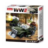 SLUBAN - WW2 - Allied Jeep 91pcs, b0678b